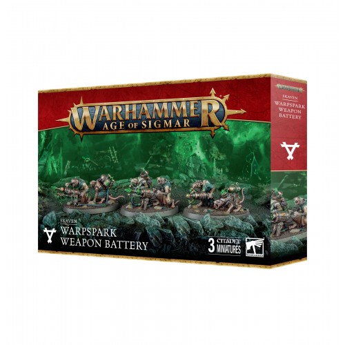 Warhammer Age of Sigmar - Warpspark Weapon Battery Warhammer Age of Sigmar - Warpspark Weapon Battery, Unleash the twisted ingenuity of the Skaven with the Warpspark Weapon Battery
